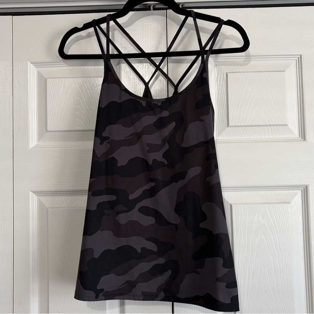 Old Navy Black and Gray Active Tank